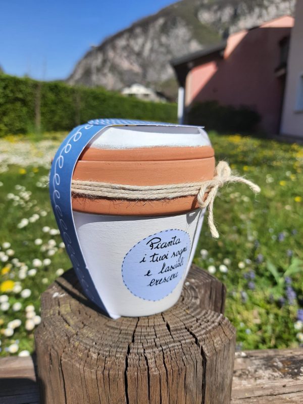 Vaso in terracotta con coperchio - immagine 2